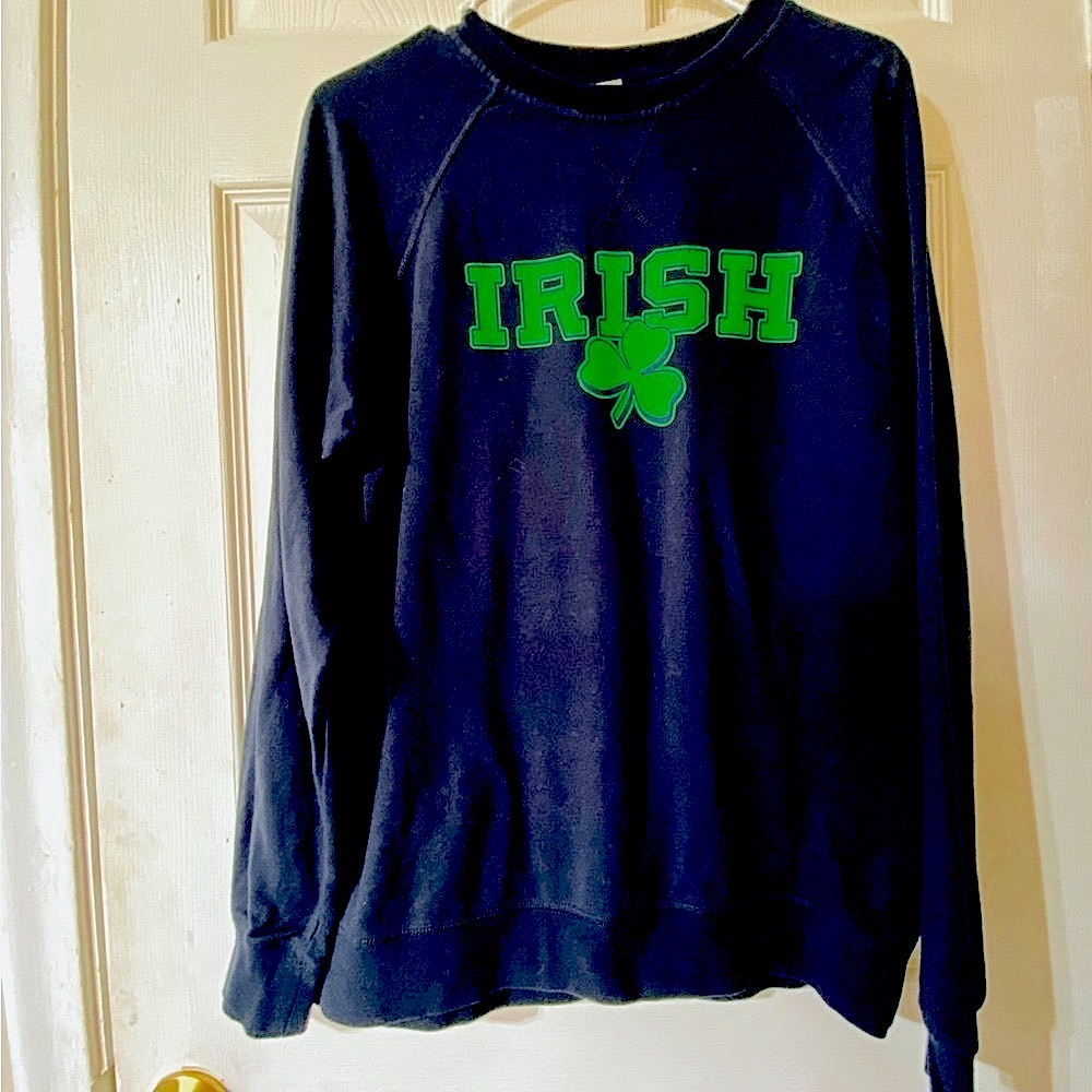 Next Level apparel women’s Blue long sleeves tee Size Medium in good condition.